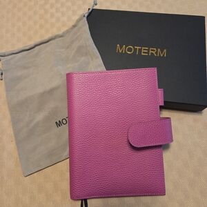 Moterm Fuchcia Rose B6 Leather Planner